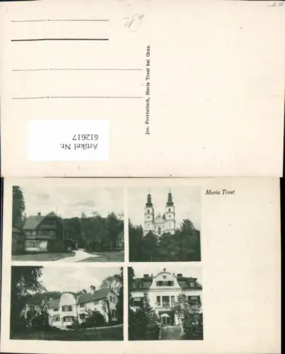 612617,Mehrbild Ak Maria Trost Mariatrost b. Graz Wallfahrtskirche Kirche