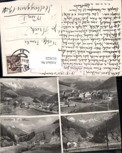 612622,Mehrbild Ak Krampen a. d. Mürz Stempel Krampen Post Neuberg a. d. Mürz