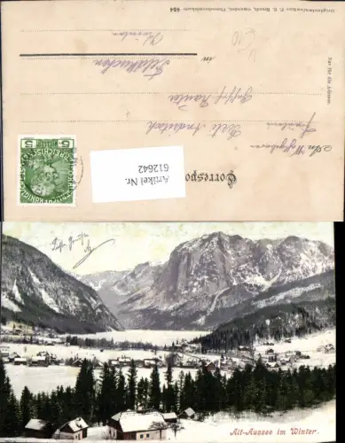 612642,Altaussee i. Winter pub F. E. Brandt 454