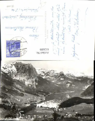 612689,Foto Ak Grundlsee Panorama