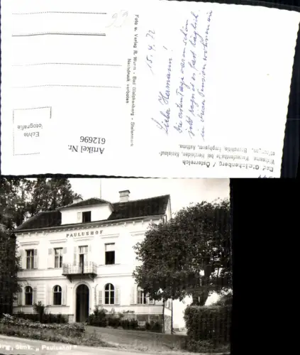612696,Foto Ak Bad Gleichenberg Paulushof