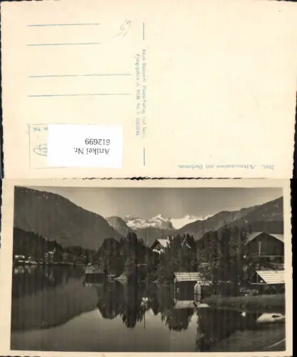 612699,Foto Ak Altaussee Altausseersee m. Dachstein