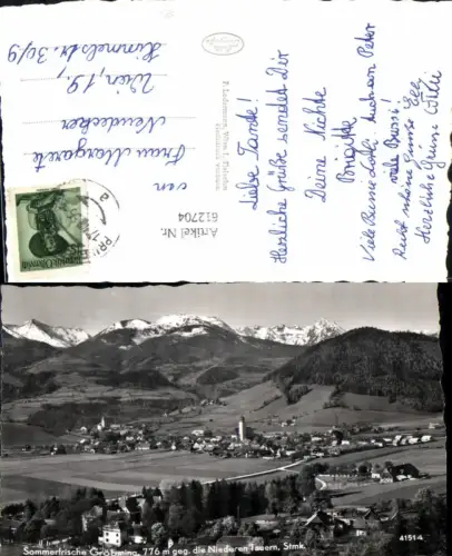 612704,Foto Ak Gröbming geg. d. Niederen Tauern