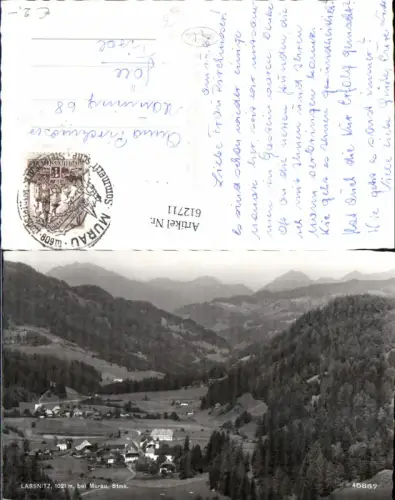 612711,Foto Ak Lassnitz b. Murau Laßnitz-Murau Totale