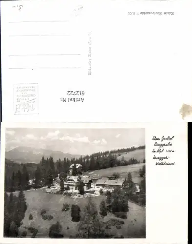 612722,Foto Ak Alpen Gasthof Bruggraber Am Alpl Roseggers Waldheimat Krieglach