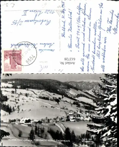 612728,Foto Ak Fischbach Winteransicht