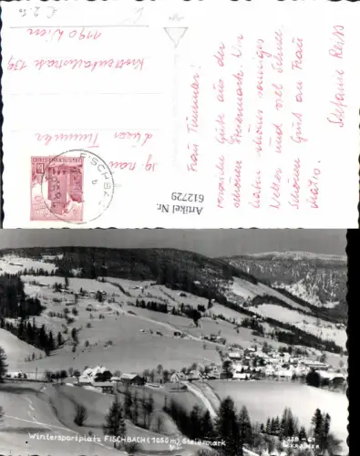 612729,Foto Ak Fischbach Winteransicht