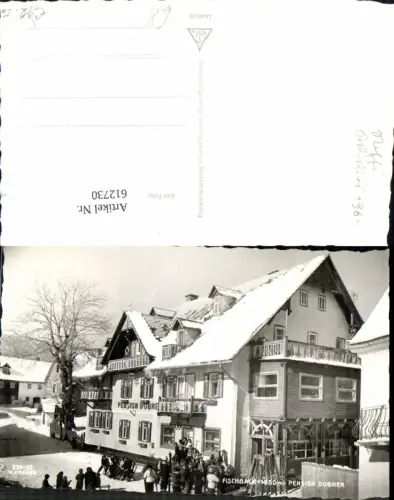 612730,Foto Ak Fischbach Winteransicht Pension Dobner Wintersport