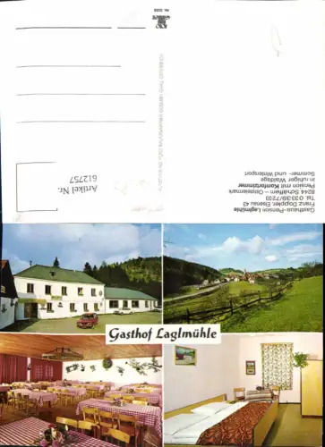 612757,Mehrbild Ak Schäffern Gasthaus Pension Laglmühle
