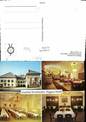 612759,Mehrbild Ak Peggau Gasthof Hochhuber