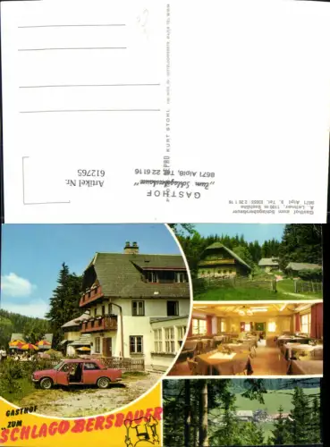 612765,Mehrbild Ak Alpl b. Krieglach Gasthof zum Schlagobersbauer