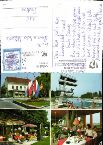 612773,Mehrbild Ak Fürstenfeld Hotel Hitzl u. Sohn Schwimmbad