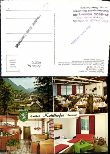 612777,Mehrbild Ak Gußwerk Gasthof Pension zur Bahn Kohlhofer
