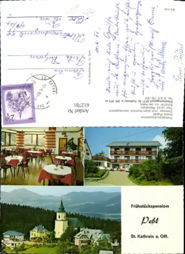 612781,Mehrbild Ak Sankt Kathrein am Offenegg Frühstückspension Peßl