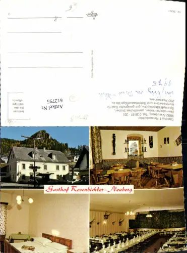 612795,Mehrbild Ak Neuberg a. d. Mürz Gasthof Rosenbichler