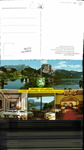 612796,Mehrbild Ak Grundlsee Hotel Seeblick Segeln Segelboote