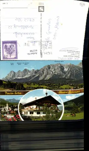 612798,Mehrbild Ak Schladming Gasthof Pension Seiter Pferde