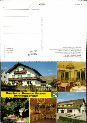 612799,Mehrbild Ak Strallegg Gasthof Pension Gruber