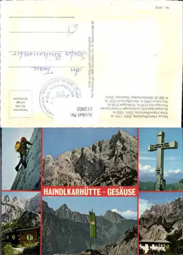 612802,Mehrbild Ak Gstatterboden Gesäuse Neue Haindlkarhütte Planspitze Hochtor