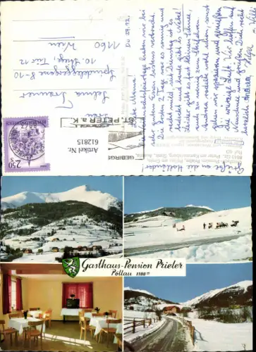 612815,Mehrbild Ak St Peter a. Kammersberg Gasthof Pension Prieler Pöllau a. Grein Wintersport