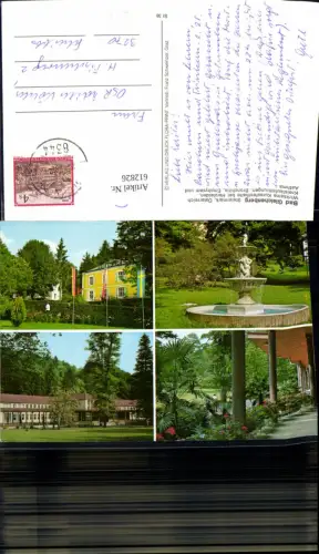 612826,Mehrbild Ak Bad Gleichenberg Kurhaus Springbrunnen Brunnen