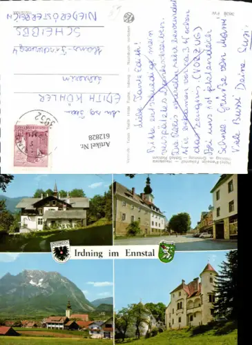 612828,Mehrbild Ak Irdning Ennstal Grimming Schloss Pichlarn Hauptplatz