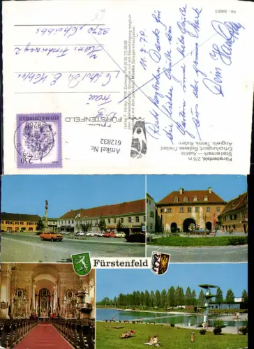 612832,Mehrbild Ak Fürstenfeld Freibad Kirche Innenansicht