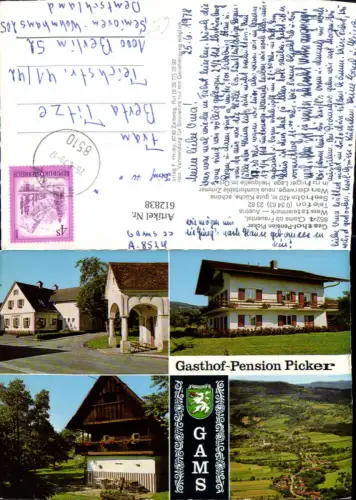 612838,Mehrbild Ak Gams ob Frauental Gasthof Pension Picker