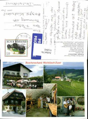 612842,Mehrbild Ak Großklein Buschenschank Wechtitsch-Zuser Weinbau Wein
