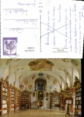 612862,Vorau Chorherrenstift Bibliothek Innenansicht