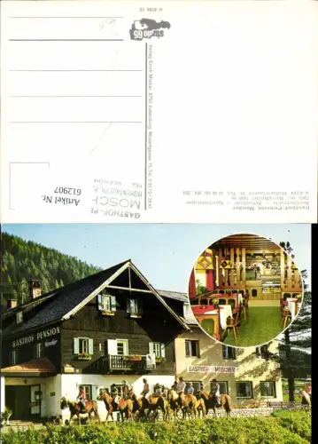 612907,Hohentauern Trieben Gasthof Pension Moscher Pferde Reiten