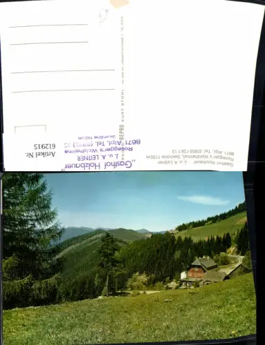 612915,Alpl Krieglach Gasthof Holzbauer Roseggers Waldheimat