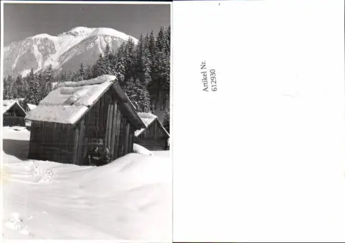 612930,Bad Aussee Umgebung Hütte Winteransicht