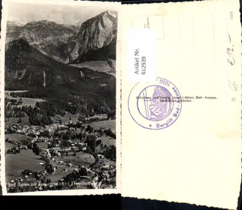 612939,Foto Ak Bad Aussee m. Tressenstein u. Trieselwand