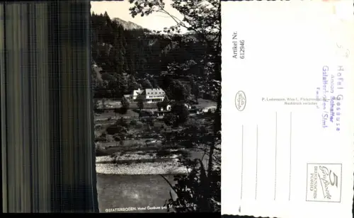612946,Foto Ak Gstatterboden Hotel Gesäuse geg. Tieflimauer