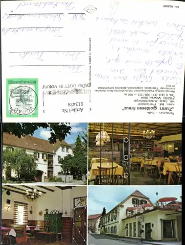 613478,Mehrbild Ak Vorau Pension Cafe Zum goldenen Kreuz