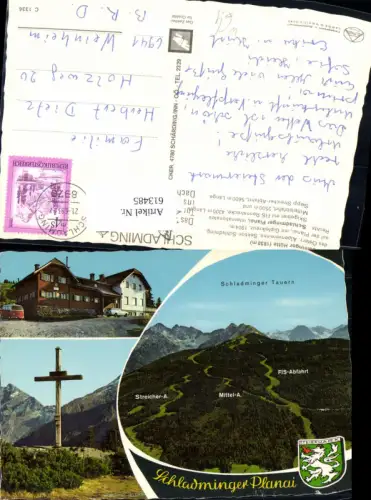613485,Mehrbild Ak Schladming Schladminger Hütte Planai Gipfelkreuz VW Bully