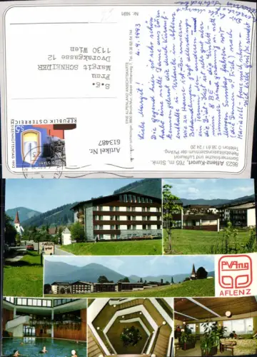 613487,Mehrbild Ak Aflenz Kurort Rehabilitationszentrum d. PVA