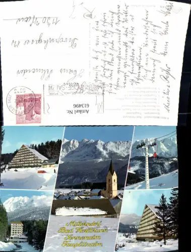 613496,Mehrbild Ak Mitterndorf Bad Heilbrunn Sonnenalm Tauplitzalm Wintersport Sessellift