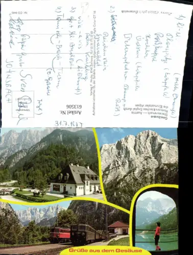 613506,Mehrbild Ak Gesäuse Ansichten Johnsbach Weng i. Gesäuse