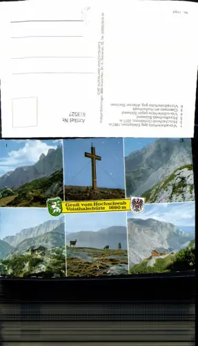 613527,Mehrbild Ak Thörl Voisthalerhütte Gemsen Hochschwab Südwand
