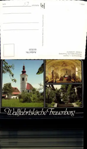 613533,Mehrbild Ak Leibnitz Wallfahrtskirche Kirche Frauenberg Innen Kreuz