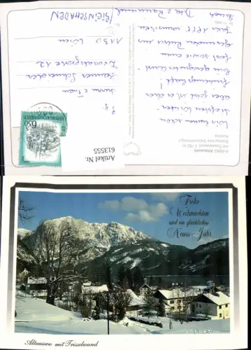 613555,Altaussee m. Trisselwand Winteransicht Weihnachten Neujahr