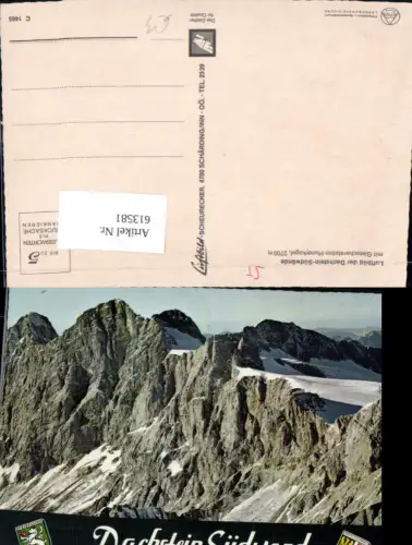 613581,Luftbild Dachstein Südwände Gletscherstation Hunerkogel Ramsau a. Dachstein