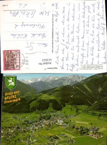 613622,Aflenz Kurort m. Hochschwab Totale pub Alpine Luftbild 77300