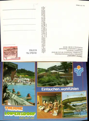 613703,Mehrbild Ak Therme Loipersdorf Schwimmbad