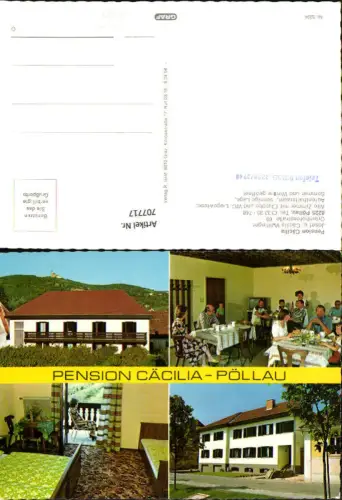 707717 Mehrbild AK Pöllau Pension Cäcilia