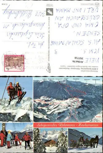 707718 Mehrbild AK Schladming Rohrmoos Hochwurzen Wintersport