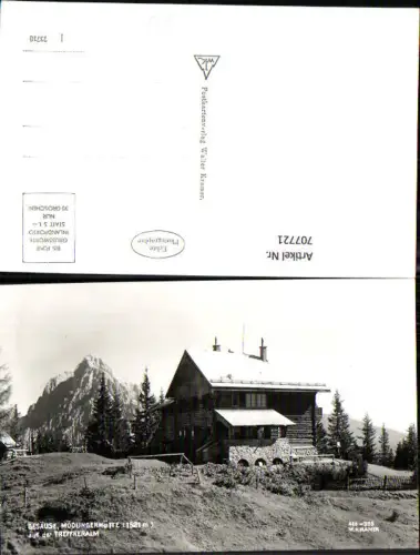 707721 Foto AK Gesäuse Mödlingerhütte auf der Treffneralm Johnsbach