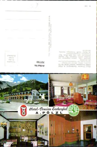 707730 Mehrbild AK Seewiesen Hotel Pension Seeberghof VW Käfer